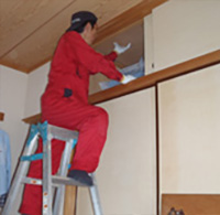 押し入れ内調査