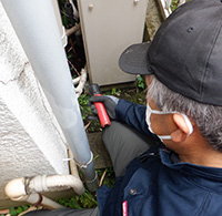 15日後の点検作業