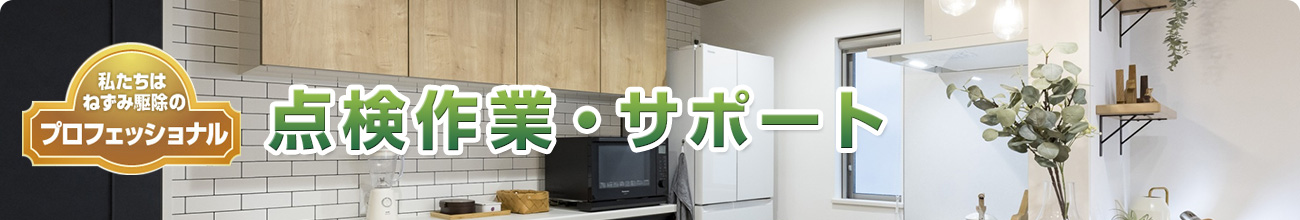 点検作業・サポート